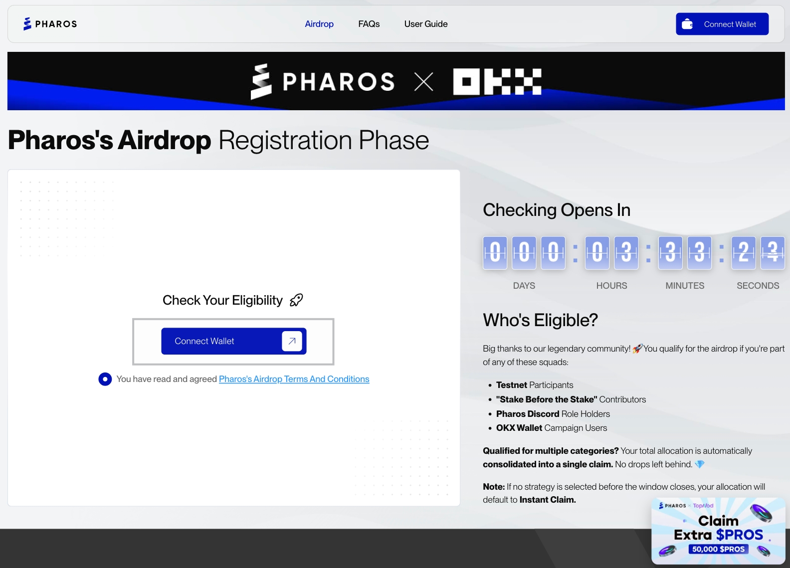 Connect your wallet step