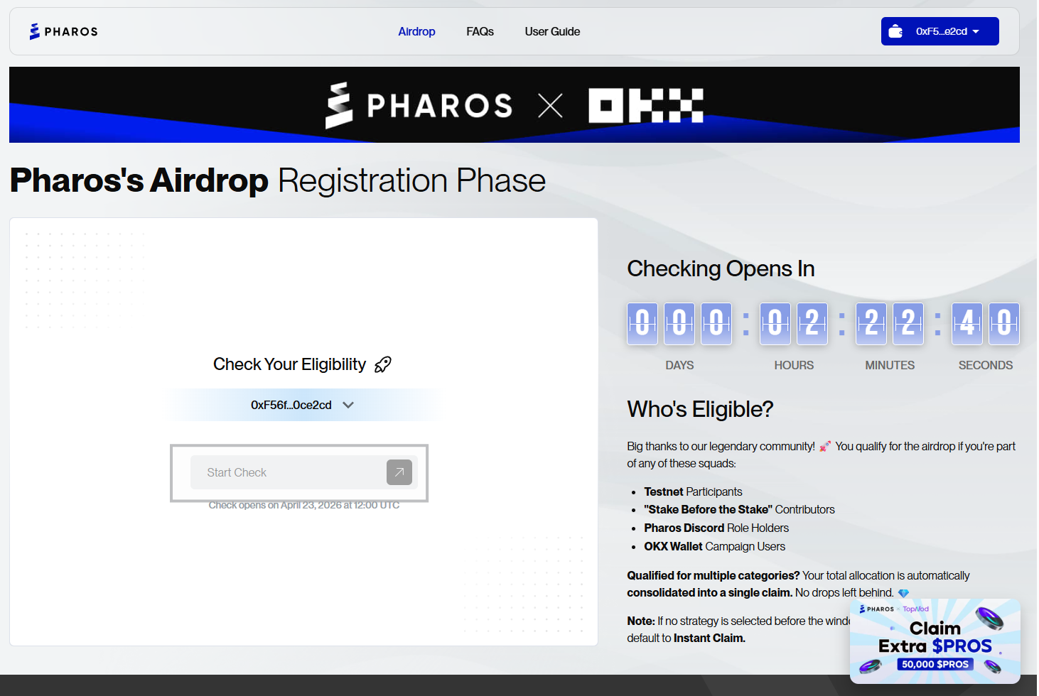 Check your eligibility step